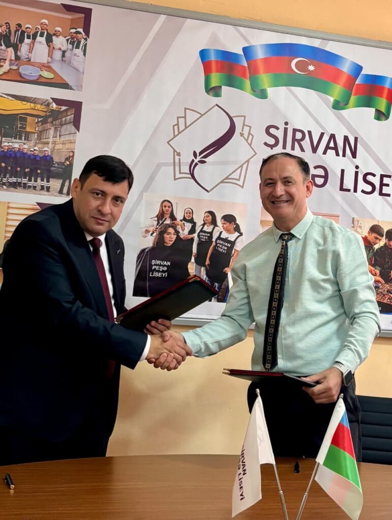 Şirvan Peşə liseyi ilə olan görüşdən